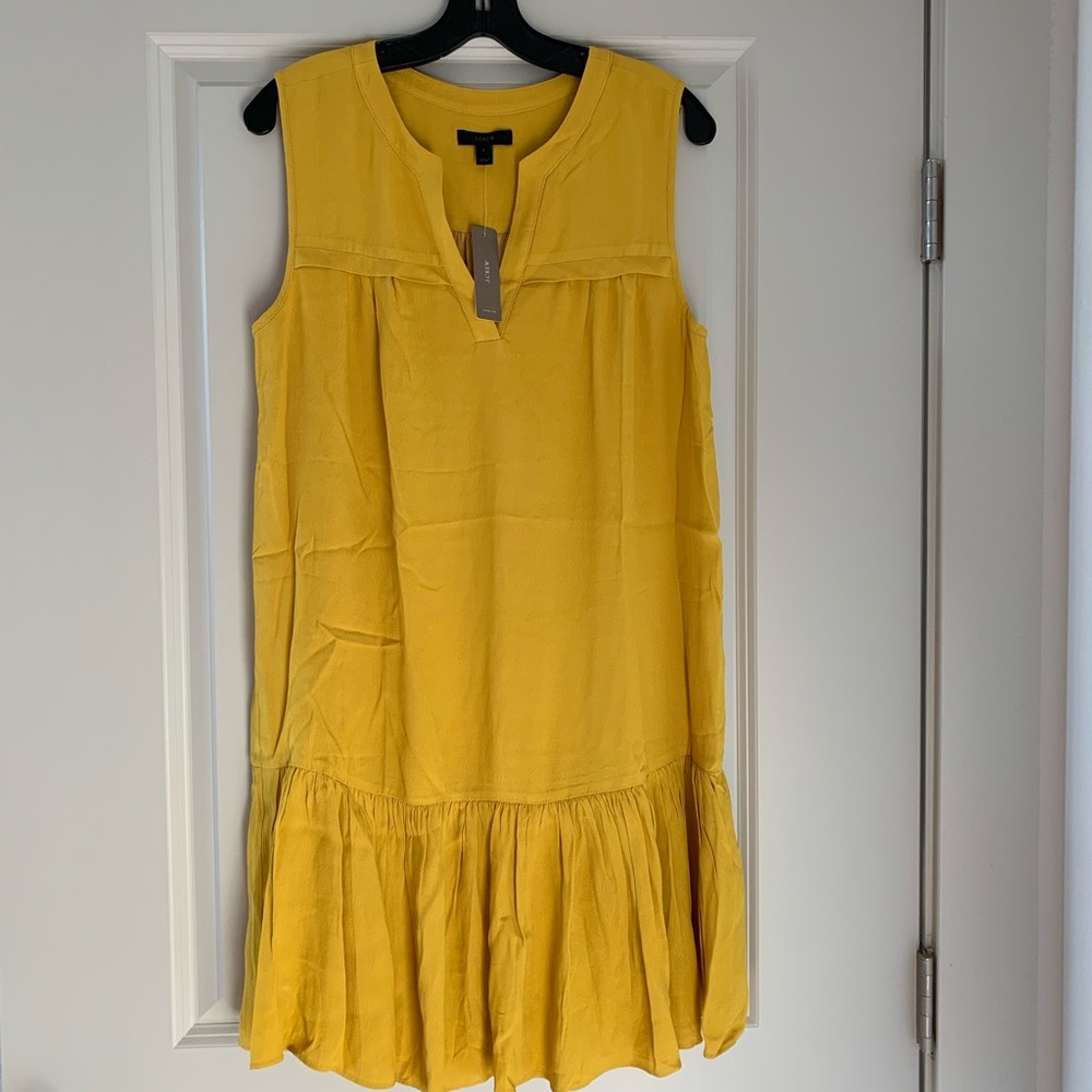 J. Crew Ruffle-hem shift dress - Picture 4 of 6